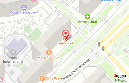 Салон плитки и сантехники Kerama Marazzi на Мосфильмовской улице на карте