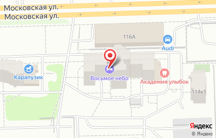 Гостиница Восьмое Небо на Московской улице на карте