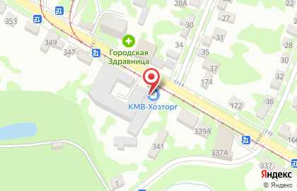 Магазин КМВ-ХозТорг на улице Пальмиро Тольятти на карте