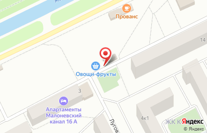 Продовольственный магазин в Санкт-Петербурге на карте