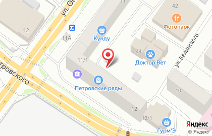 Хобби на улице Петровского на карте