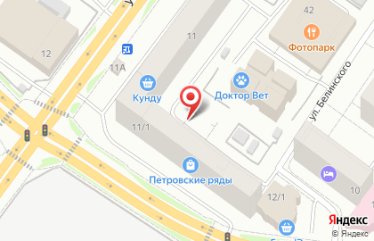 Trinitron на улице Петровского на карте