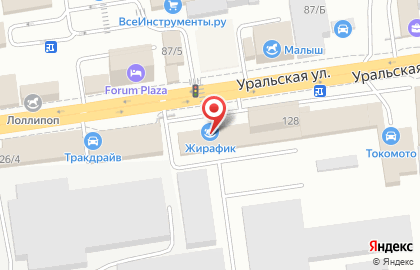 Магазин детских товаров Kid-mag на Уральской улице на карте