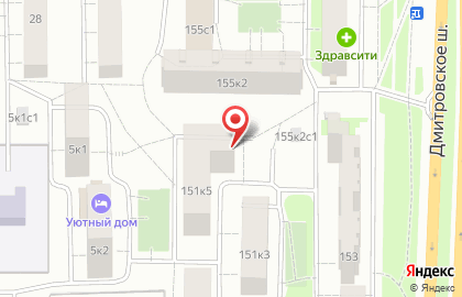 Продовольственный магазин в Москве на карте