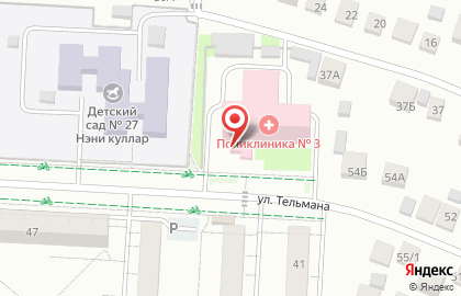 Аптека низких цен Класс на улице Тельмана на карте