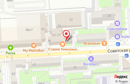 Агентство недвижимости Надежный партнер на Советской улице на карте