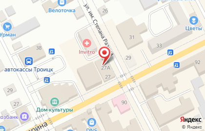 Магазин мебели в Челябинске на карте