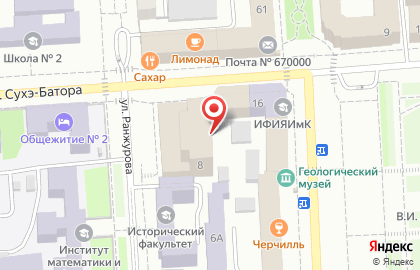 Гэсэр в Советском районе на карте