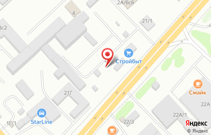 Магазин строительных материалов Техкомплект на карте