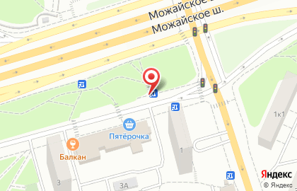 Мосгортранс на Беловежской улице на карте