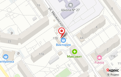 Магазин овощей и фруктов в Тракторозаводском районе на карте