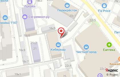 Детейлинг-центр Мирэкс на метро Текстильщики на карте
