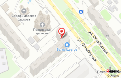 Ателье Иголочка в Московском микрорайоне на карте