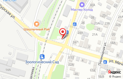 Киоск по продаже молочной продукции на улице Мечникова на карте