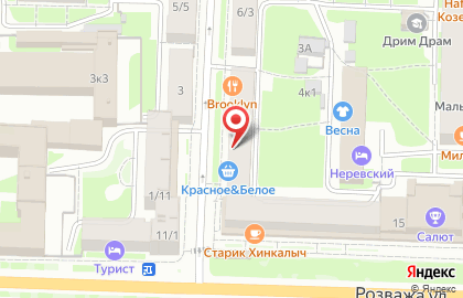 Пивная миля на карте