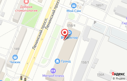 Торговый дом Класс в Железнодорожном районе на карте