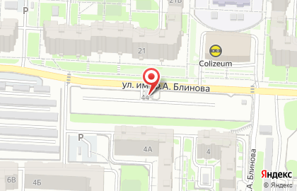 Автостоянка в Саратове на карте