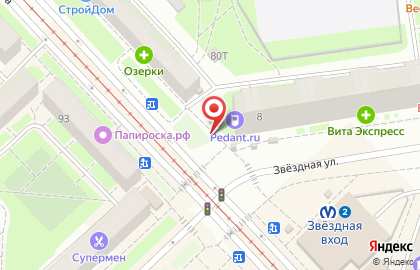 Кофейня Hochu Coffee в Московском районе на карте