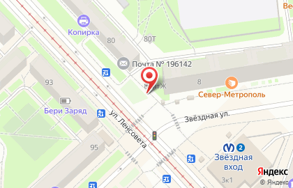 Кофейня Hochu Coffee в Московском районе на карте