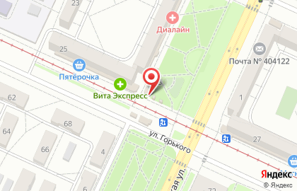 Сова на улице Горького на карте