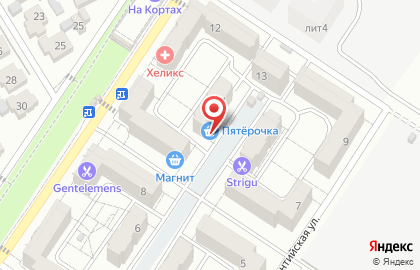 Супермаркет Пятерочка на Венецианской улице на карте