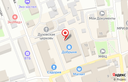 Супермаркет Перекресток в Нижнем Новгороде на карте