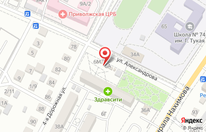 Киоск по продаже хлебобулочных изделий на улице Александрова на карте
