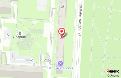 Парикмахерская в Санкт-Петербурге на карте