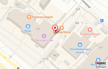Банкомат Открытие на проспекте Комарова, 2/2 на карте