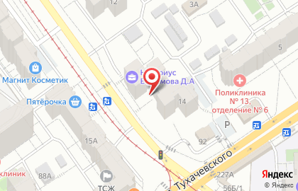 Общежитие в Самаре на карте