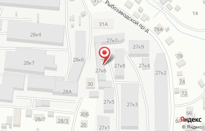 Магазин Мимоза в Железнодорожном районе на карте