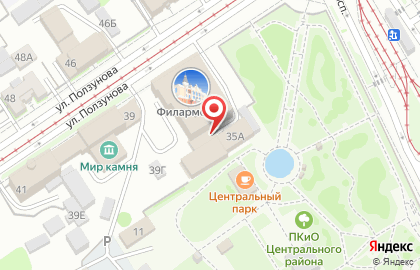 Театр танца Хорошки в Центральном районе на карте