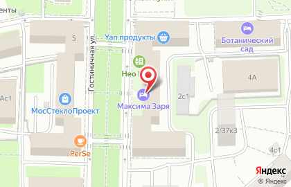Отель Максима Хотелс на Гостиничной улице на карте