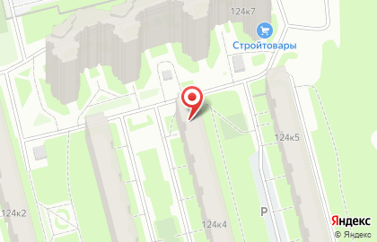 Продуктовый магазин в Санкт-Петербурге на карте