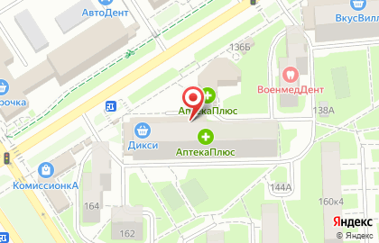 Аптека ЗДОРОВ.ру на улице Ворошилова на карте