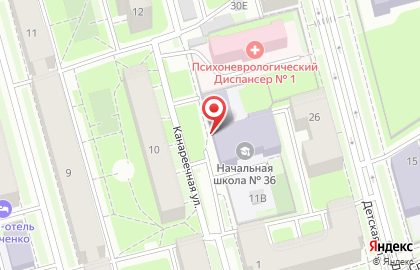 Начальная школа-детский сад №36 в Санкт-Петербурге на карте