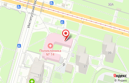 Взрослая Скорая Медицинская Помощь на улице 2-й Муринский на карте