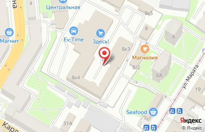 ООО МногоМебели на улице Марата на карте
