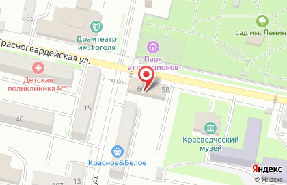 Аптека ВИТА Экспресс на Красногвардейской улице на карте