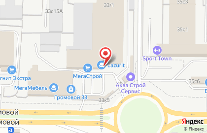 Торговый дом Lazurit в Комсомольском районе на карте