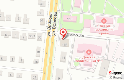 Магазин промтоваров на улице Войкова на карте