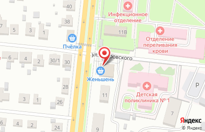 Магазин Женьшень на улице Войкова на карте