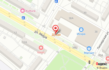 Курочка из деревни на улице Мира на карте