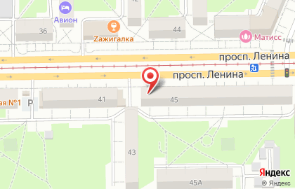 Торгово-монтажная компания Аконит-С на проспекте Ленина на карте