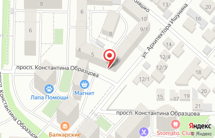 Стоматологический кабинет на проспекте имени Константина Образцова на карте