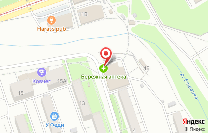 Бережная аптека в Оренбурге на карте