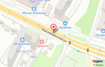 Курочка Ряба на Касимовском шоссе на карте