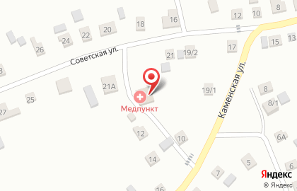 Каменская сельская библиотека на Советской улице на карте
