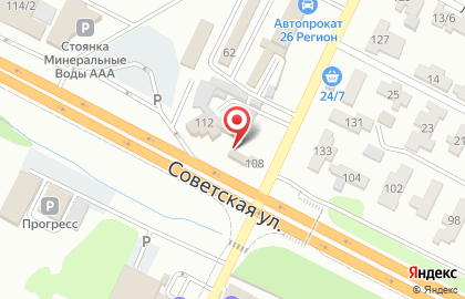 Магазин запчастей Терское казачество на карте