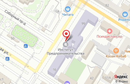 Филиал СибУПК Забайкальский институт предпринимательства на карте